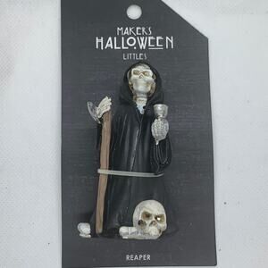 NIP Maker's Halloween Littles GRIM REAPER miniature Joann Joann's